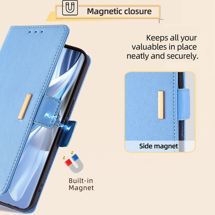 For Huawei Pura 70 5G Crossbody Chain Leather Phone Case(Blue) - Huawei Cases by PMC Jewellery | Online Shopping South Africa | PMC Jewellery | Buy Now Pay Later Mobicred