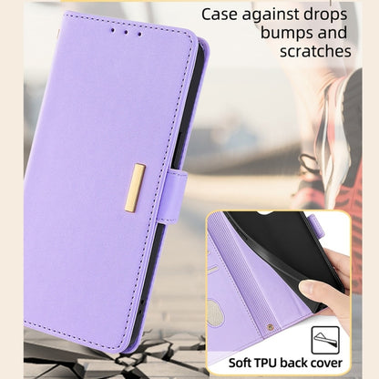 For Huawei Pura 70 5G Crossbody Chain Leather Phone Case(Purple) - Huawei Cases by PMC Jewellery | Online Shopping South Africa | PMC Jewellery | Buy Now Pay Later Mobicred