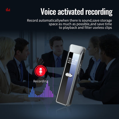 JNN Q7 Mini Portable Voice Recorder with OLED Screen, Memory:16GB(Metal Gray) - Recording Pen by JNN | Online Shopping South Africa | PMC Jewellery | Buy Now Pay Later Mobicred