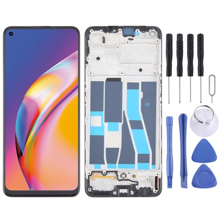 For OPPO Reno5 F Original AMOLED LCD Screen Digitizer Full Assembly with Frame - LCD Screen by PMC TechLife | Online Shopping South Africa | PMC TechLife