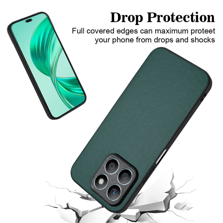 For Honor X8b 4G Global R20 Leather Pattern Phone Single Case(Green) - Honor Cases by PMC TechLife | Online Shopping South Africa | PMC TechLife | Buy Now Pay Later Mobicred