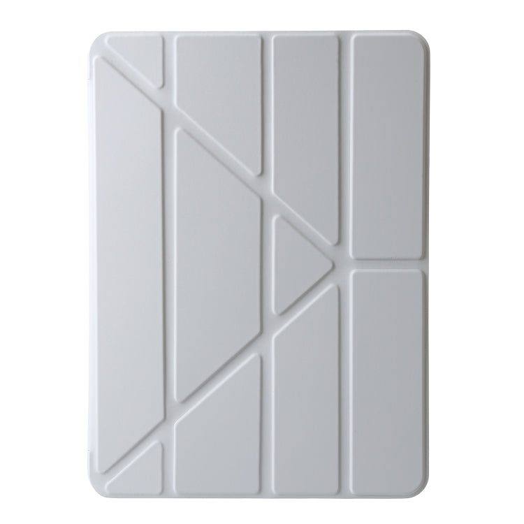 For iPad Air 11 2025 / 2024 TPU Deformation Flip Leather Tablet Case with Holder(Grey) - iPad Air 11 2025 / 2024 Cases by PMC TechLife | Online Shopping South Africa | PMC TechLife | Buy Now Pay Later Mobicred