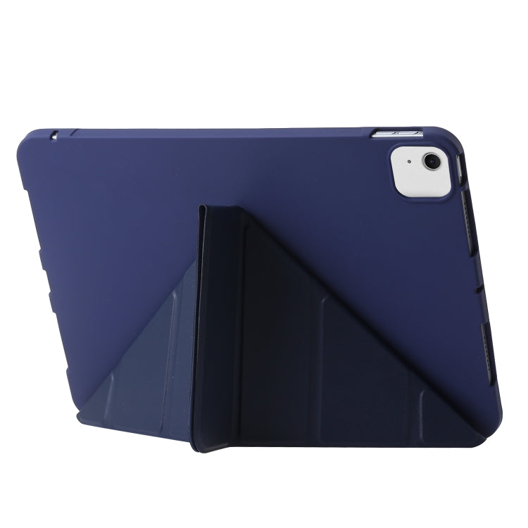 For iPad Air 13 2024 TPU Deformation Flip Leather Tablet Case with Holder(Dark Blue) - iPad Air 13 2024 Cases by PMC TechLife | Online Shopping South Africa | PMC TechLife | Buy Now Pay Later Mobicred
