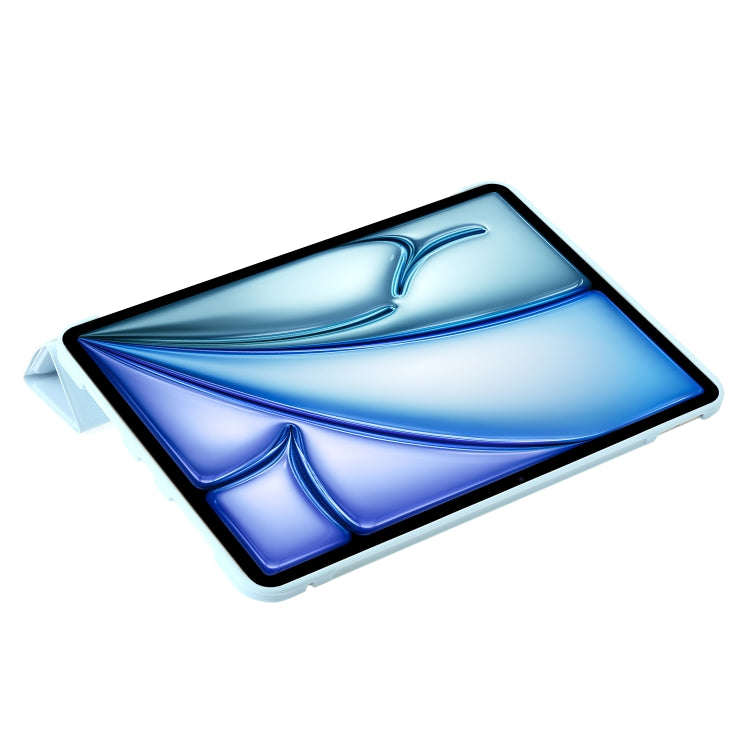 For iPad Air 13 2024 TPU Deformation Flip Leather Tablet Case with Holder(Sky Blue) - iPad Air 13 2024 Cases by PMC TechLife | Online Shopping South Africa | PMC TechLife | Buy Now Pay Later Mobicred