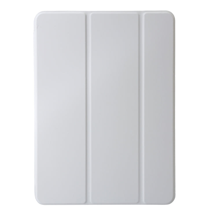 For iPad Air 11 2025 / 2024 Three-fold Holder Flip Tablet Leather Case(Grey) - iPad Air 11 2025 / 2024 Cases by PMC TechLife | Online Shopping South Africa | PMC TechLife | Buy Now Pay Later Mobicred