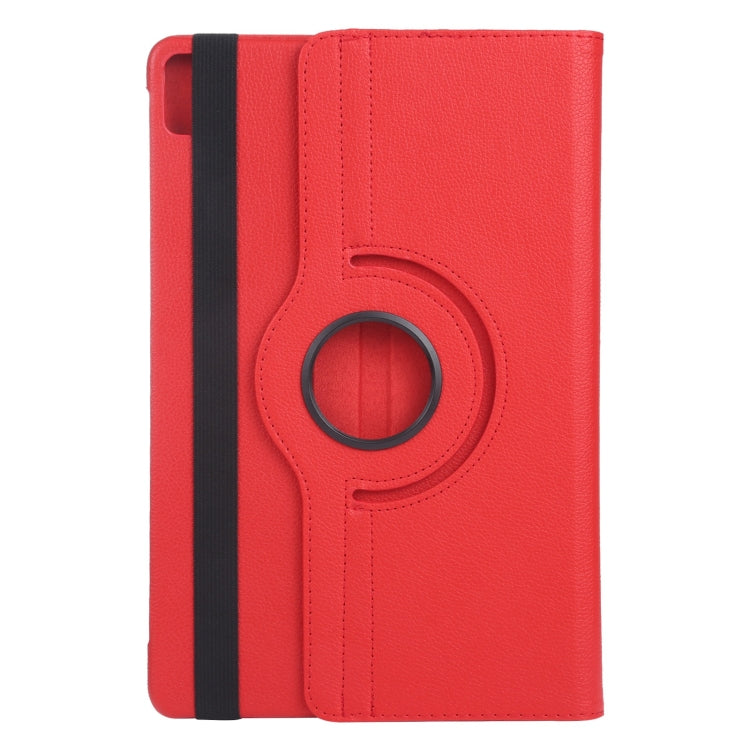 For iPad Pro 13 2024 360 Degree Rotation Litchi Texture Leather Tablet Case with Holder(Red) - iPad Pro 13 2024 Cases by PMC TechLife | Online Shopping South Africa | PMC TechLife | Buy Now Pay Later Mobicred