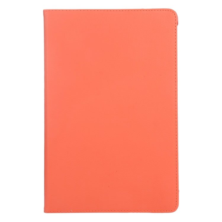 For iPad Pro 13 2024 360 Degree Rotation Litchi Texture Leather Tablet Case with Holder(Orange) - iPad Pro 13 2024 Cases by PMC TechLife | Online Shopping South Africa | PMC TechLife | Buy Now Pay Later Mobicred