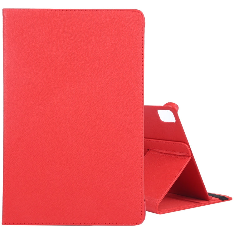 For iPad Air 13 2024 360 Degree Rotation Litchi Texture Leather Tablet Case with Holder(Red) - iPad Air 13 2024 Cases by PMC TechLife | Online Shopping South Africa | PMC TechLife | Buy Now Pay Later Mobicred