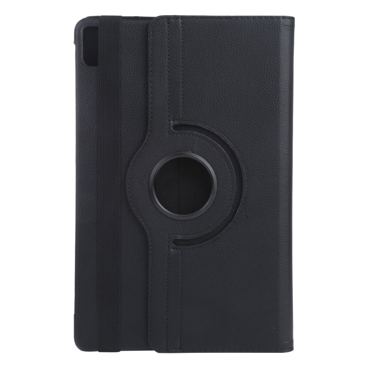 For iPad Air 13 2025 / 2024 360 Degree Rotation Litchi Texture Leather Tablet Case with Holder(Black) - free shipping - PMC TechLife - Order now!