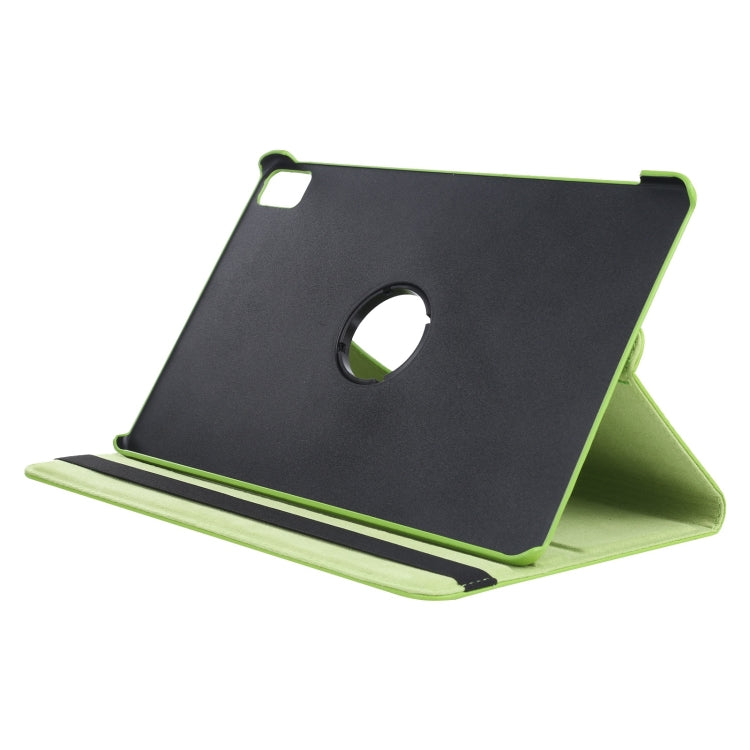 For iPad Air 11 2024 360 Degree Rotation Litchi Texture Leather Tablet Case with Holder(Green) - iPad Air 11 2024 Cases by PMC TechLife | Online Shopping South Africa | PMC TechLife | Buy Now Pay Later Mobicred