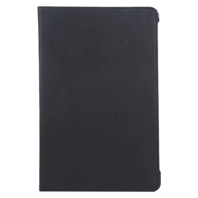 For iPad Pro 11 2024 360 Degree Rotation Litchi Texture Leather Tablet Case with Holder(Black) - iPad Pro 11 2024 Cases by PMC TechLife | Online Shopping South Africa | PMC TechLife | Buy Now Pay Later Mobicred