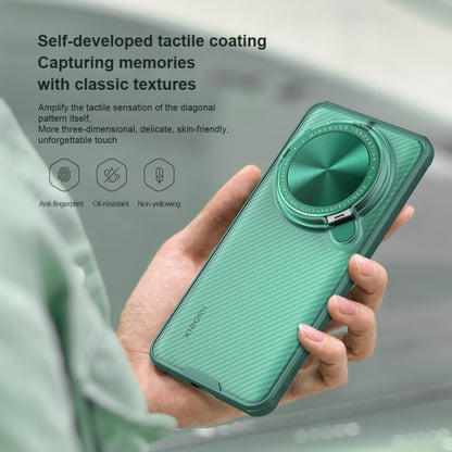 For Xiaomi 14 Ultra NILLKIN CamShield Prop Clear Version PC Phone Case(Green) - 14 Ultra Cases by NILLKIN | Online Shopping South Africa | PMC Jewellery | Buy Now Pay Later Mobicred