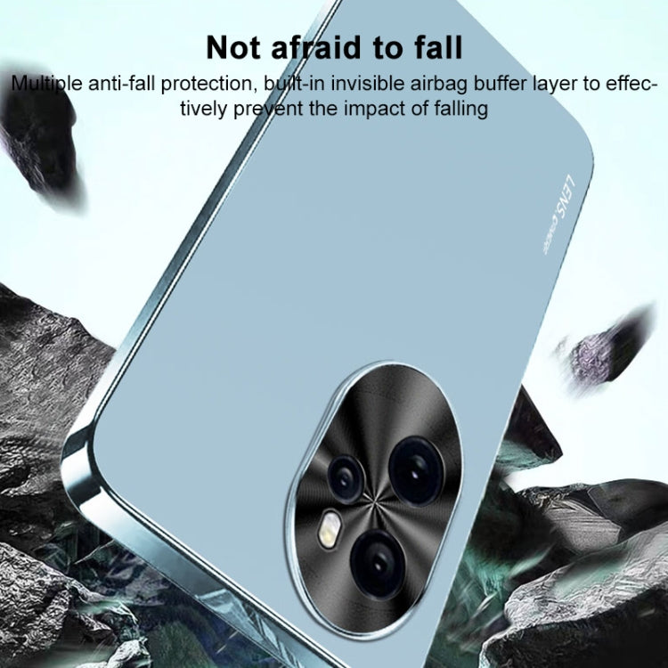 For Honor Magic7 Lite AG Frosted Electroplating Acrylic Phone Case(Silver White) - free shipping - PMC TechLife - Order now!