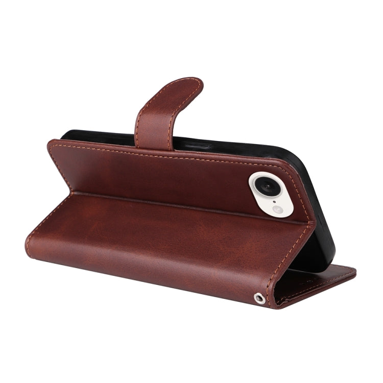 For iPhone 16e Classic Calf Texture Flip Leather Phone Case(Brown) - free shipping - PMC TechLife - Order now!