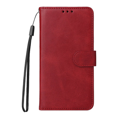 For iPhone 16 Pro Classic Calf Texture Flip Leather Phone Case(Red) - iPhone 16 Pro Cases by PMC Jewellery | Online Shopping South Africa | PMC Jewellery | Buy Now Pay Later Mobicred