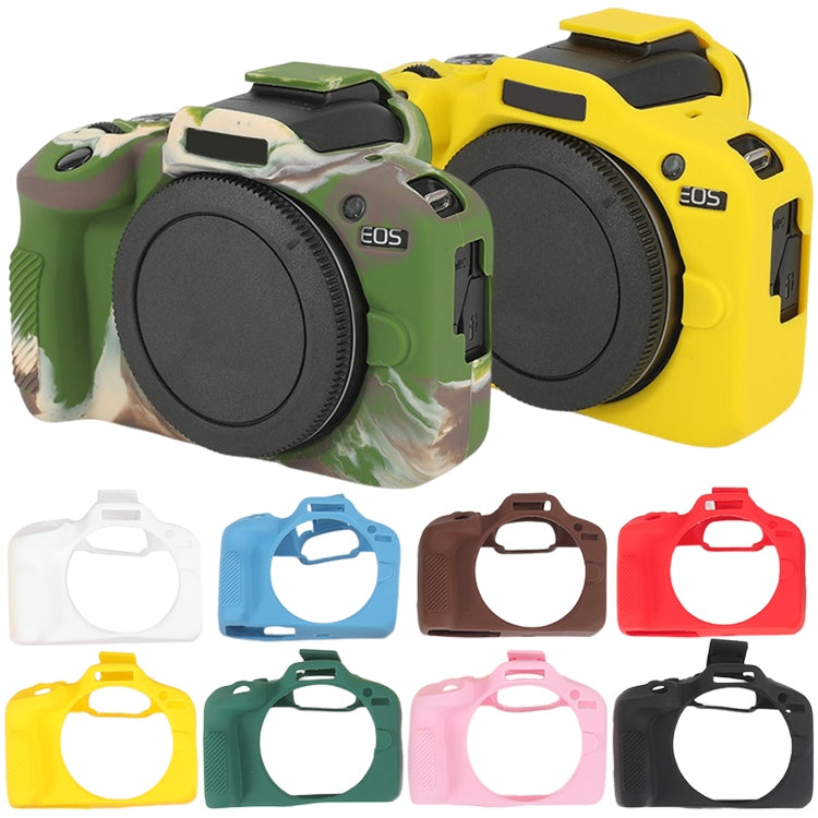 For Canon EOS R100 Glossy Soft Silicone Protective Case(White) - Protective Case by PMC TechLife | Online Shopping South Africa | PMC TechLife | Buy Now Pay Later Mobicred