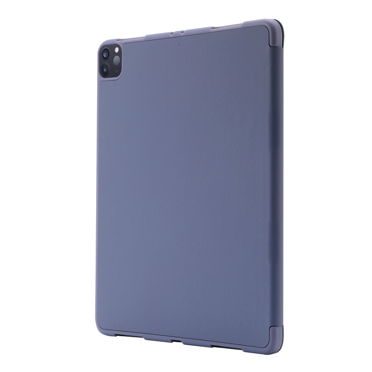 For iPad Pro 13 2024 Skin Feel Tri-fold Leather Tablet Case with Pen Slot(Red) - iPad Pro 13 2024 Cases by PMC TechLife | Online Shopping South Africa | PMC TechLife | Buy Now Pay Later Mobicred
