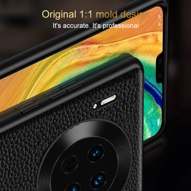 For Huawei Pura 70 Pro / 70 Pro+ Genuine Leather Litchi Texture Phone Case(Coffee) - free shipping - PMC Jewellery - Order now!