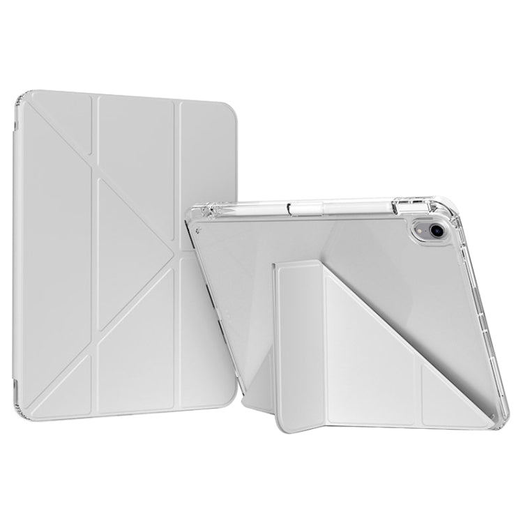 For iPad 2025 / 2022 GEBEI Deformation Leather Tablet Case(Grey) - free shipping - PMc TechLife - Order now!