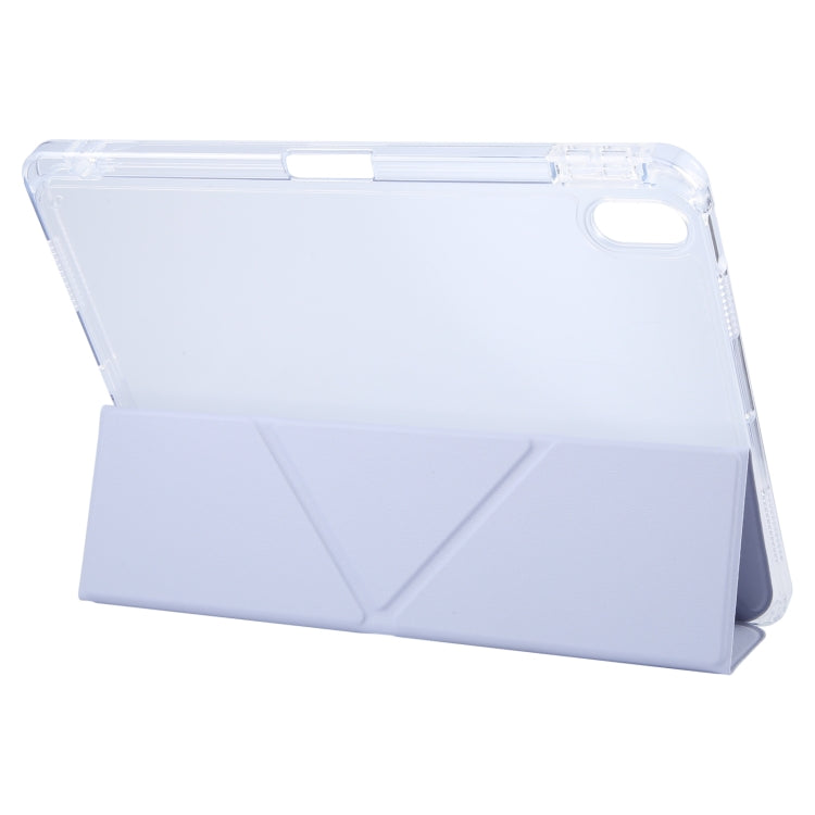 For iPad Pro 11 2024 GEBEI Deformation Leather Tablet Case(Purple) - free shipping - PMC TechLife - Order now!