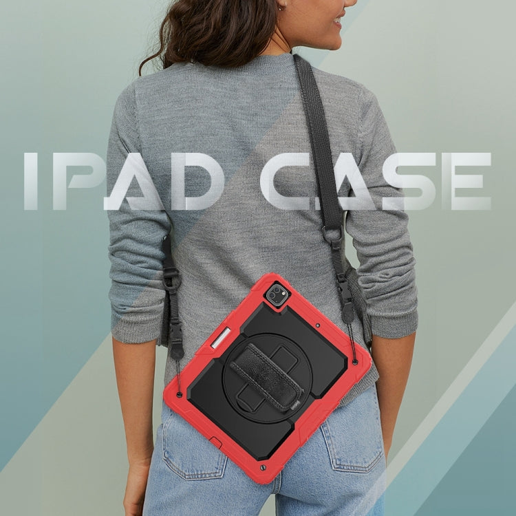 For iPad Pro 13 2024 Silicone + PC Tablet Protective Case(Red+Black) - iPad Pro 13 2024 Cases by PMC TechLife | Online Shopping South Africa | PMC TechLife | Buy Now Pay Later Mobicred