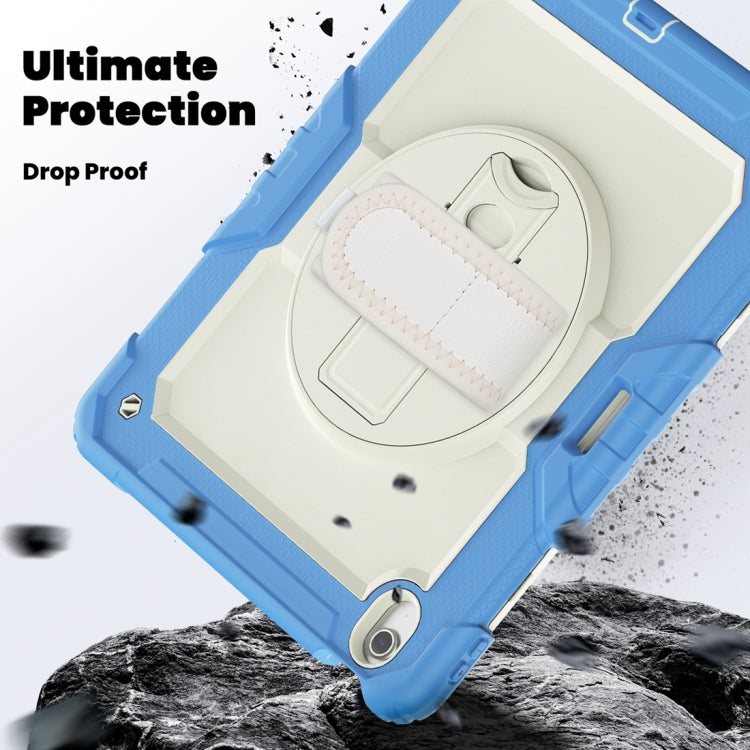 For iPad Air 13 2024 Silicone + PC Tablet Protective Case(Cream+Navy Blue) - iPad Air 13 2024 Cases by PMC TechLife | Online Shopping South Africa | PMC TechLife | Buy Now Pay Later Mobicred