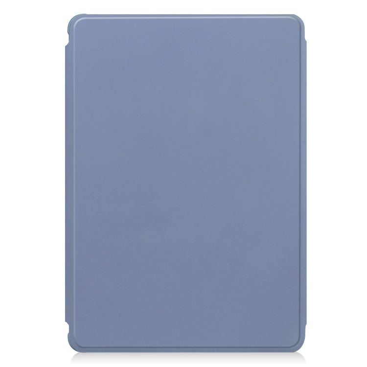 For iPad Pro 11 2024 Transparent Rotation Smart Leather Tablet Case with Keyboard(Lavender) - iPad Pro 11 2024 Cases by PMC TechLife | Online Shopping South Africa | PMC TechLife | Buy Now Pay Later Mobicred