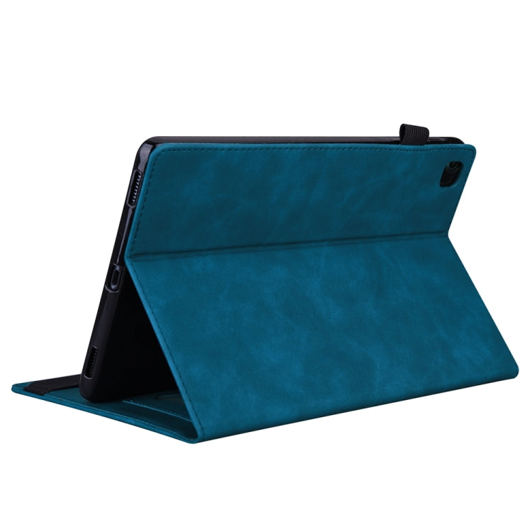 For iPad Pro 11 2024 Splicing Shockproof Leather Tablet Case(Blue) - iPad Pro 11 2024 Cases by PMC TechLife | Online Shopping South Africa | PMC TechLife | Buy Now Pay Later Mobicred