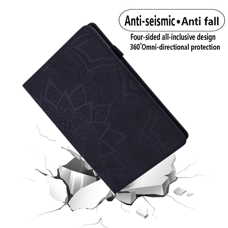 For iPad Pro 13 2024 Calf Texture Embossed Leather Tablet Case(Black) - iPad Pro 13 2024 Cases by PMC TechLife | Online Shopping South Africa | PMC TechLife | Buy Now Pay Later Mobicred