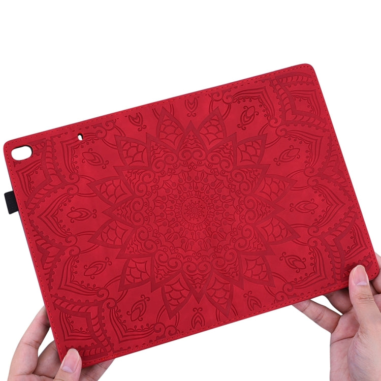 For iPad Pro 13 2024 Calf Texture Embossed Leather Tablet Case(Red) - iPad Pro 13 2024 Cases by PMC TechLife | Online Shopping South Africa | PMC TechLife | Buy Now Pay Later Mobicred