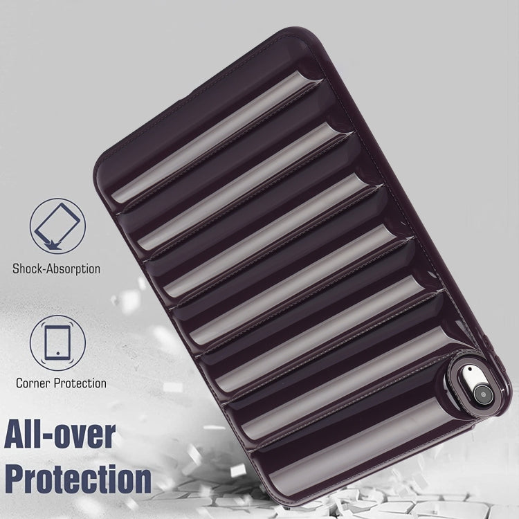 For iPad Air 11 2025 / 2024 Eiderdown Cushion Shockproof Tablet Case(Wine Red) - iPad Air 11 2025 / 2024 Cases by PMC TechLife | Online Shopping South Africa | PMC TechLife | Buy Now Pay Later Mobicred