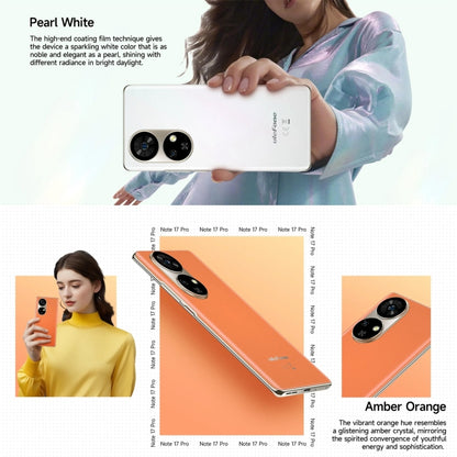 Ulefone Note 17 Pro, 12GB+256GB, Screen Fingerprint, 6.78 inch Android 13 MediaTek Helio G99 MTK6789 Octa Core, NFC, Network: 4G(Pearl White) - Ulefone by Ulefone | Online Shopping South Africa | PMC Jewellery | Buy Now Pay Later Mobicred