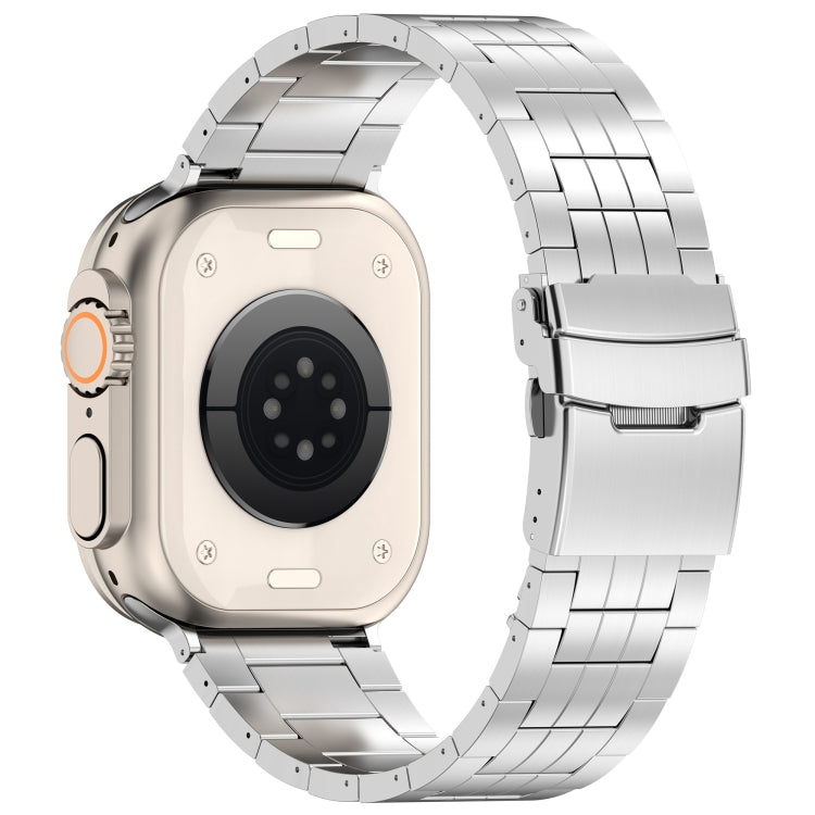 For Apple Watch 38mm Armor 5-bead Titanium Watch Band(Silver) - free shipping - PMC TechLife - Order now!