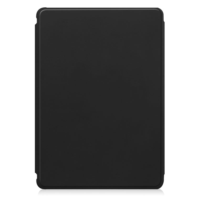 For iPad Pro 13 2024 Transparent Rotation Smart Leather Tablet Case(Black) - iPad Pro 13 2024 Cases by PMC TechLife | Online Shopping South Africa | PMC TechLife | Buy Now Pay Later Mobicred