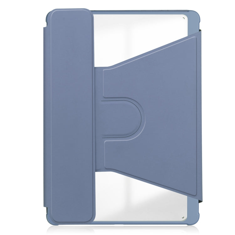 For iPad Air 13 2024 Transparent Rotation Smart Leather Tablet Case(Lavender) - iPad Air 13 2024 Cases by PMC TechLife | Online Shopping South Africa | PMC TechLife | Buy Now Pay Later Mobicred