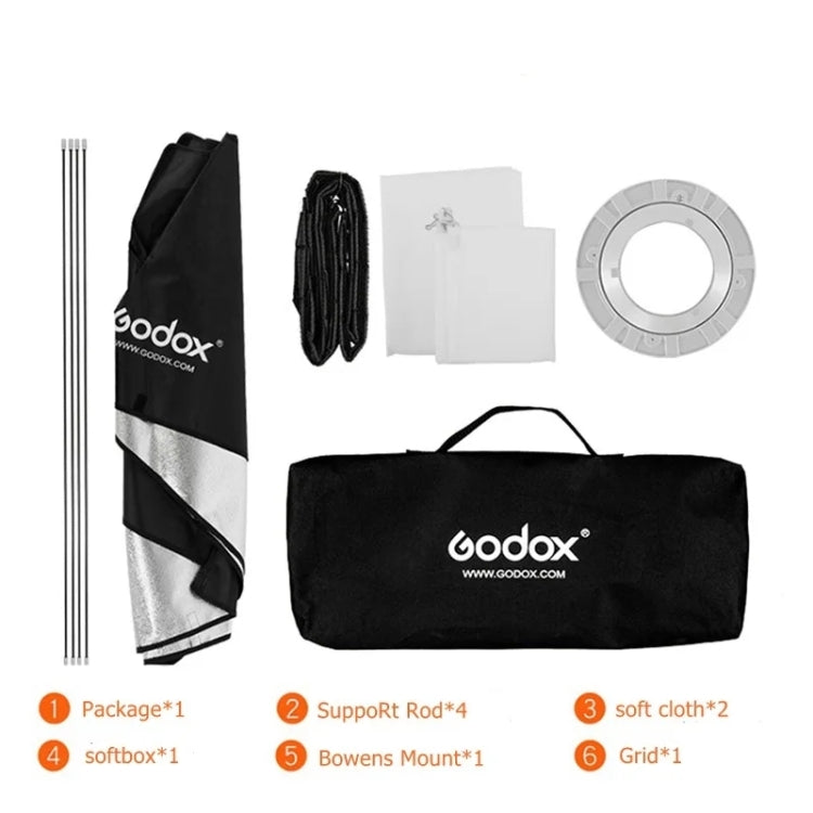 Godox SB-FW Series Bowens Mount Softbox Honeycomb Grid, Size:50x 130cm - free shipping - PMC TechLife - Order now!