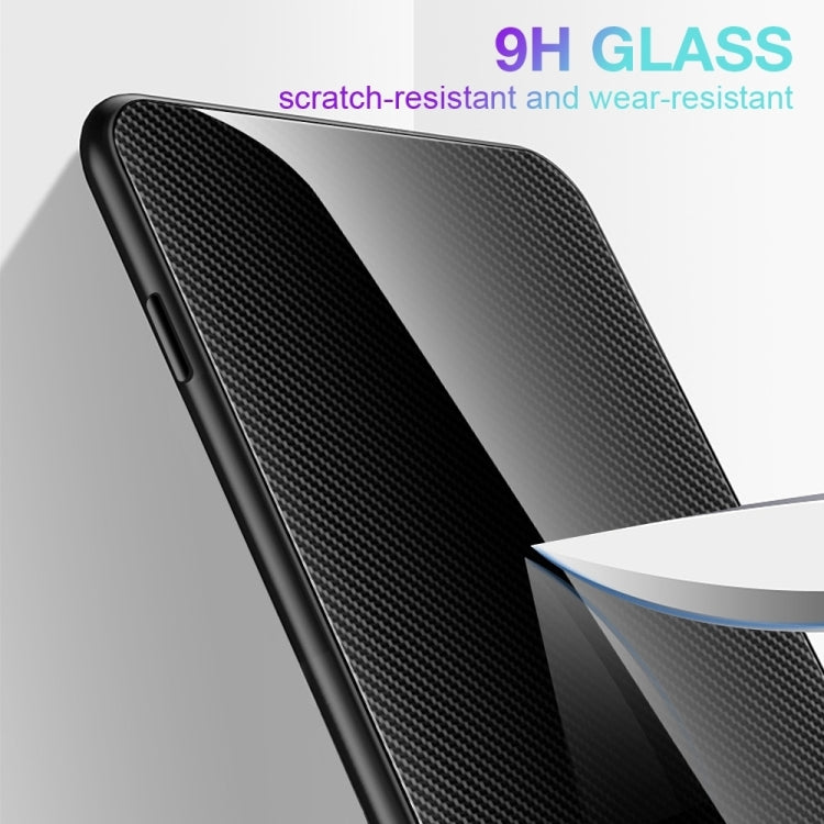 For Huawei Pura 70 Ultra Texture Gradient Glass TPU Phone Case(Black) - Huawei Cases by PMC Jewellery | Online Shopping South Africa | PMC Jewellery | Buy Now Pay Later Mobicred