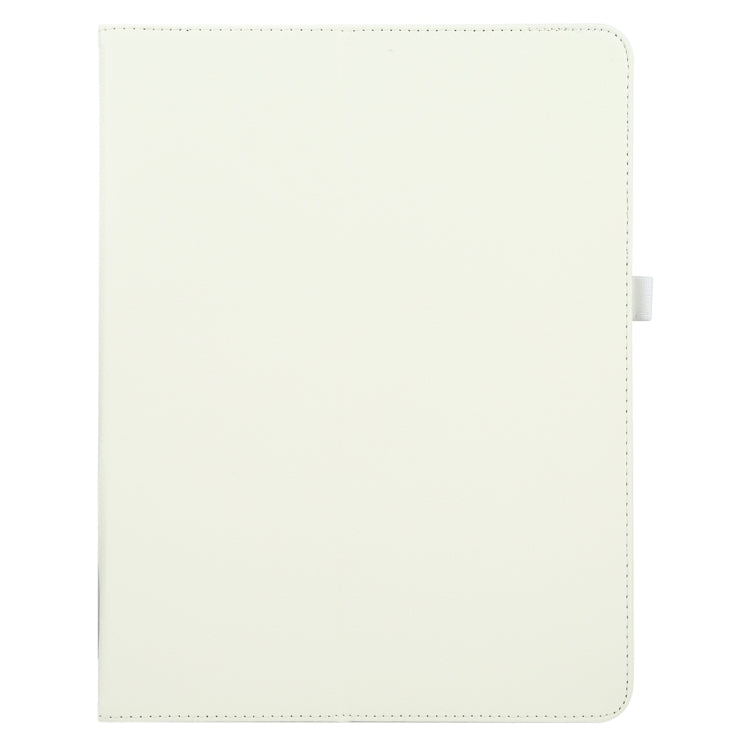 For iPad Pro 11 2024 Litchi Texture Solid Color Leather Tablet Case(White) - iPad Pro 11 2024 Cases by PMC TechLife | Online Shopping South Africa | PMC TechLife | Buy Now Pay Later Mobicred