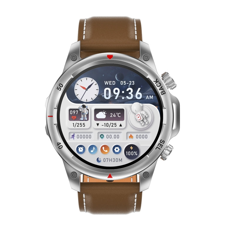 DK68 1.53 inch IP67 BT 5.0 Fitness Sport Smart Watch, Support LED Flashlight / Bluetooth Call / Sleep / Blood Oxygen / Heart Rate / Blood Pressure Health Monitor(Brown) - Smart Watches by PMC Jewellery | Online Shopping South Africa | PMC Jewellery | Buy Now Pay Later Mobicred