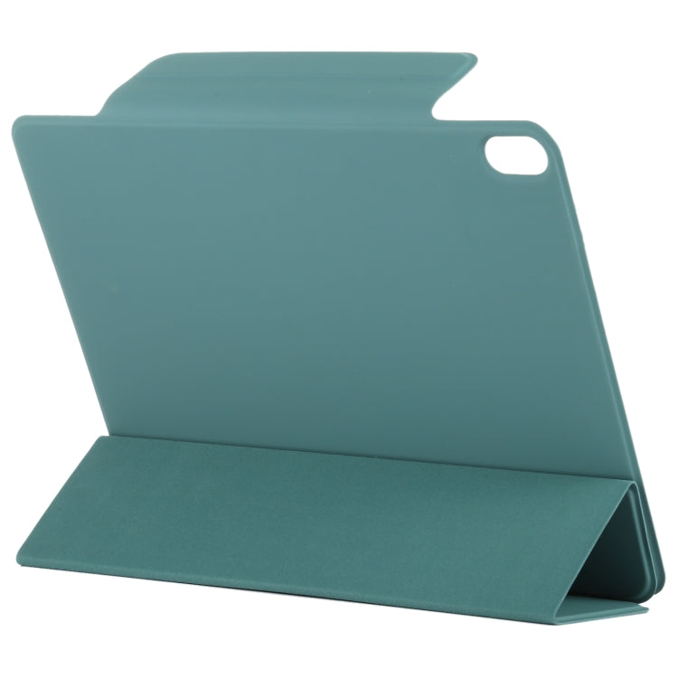 For iPad Air 11 2024 Double-sided Clip Fixed Buckle Magnetic PU Leather Smart Tablet Case(Green) - iPad Air 11 2024 Cases by PMC TechLife | Online Shopping South Africa | PMC TechLife | Buy Now Pay Later Mobicred