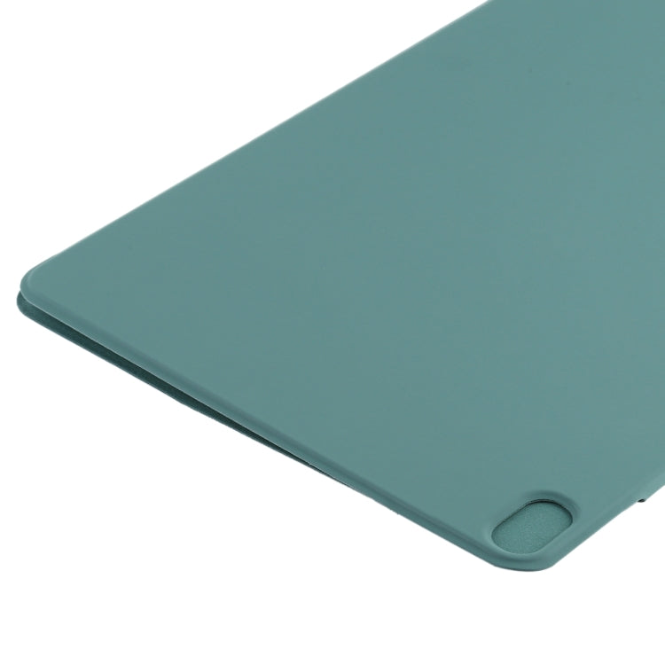 For iPad Air 11 2024 Double-sided Clip Fixed Buckle Magnetic PU Leather Smart Tablet Case(Green) - iPad Air 11 2024 Cases by PMC TechLife | Online Shopping South Africa | PMC TechLife | Buy Now Pay Later Mobicred