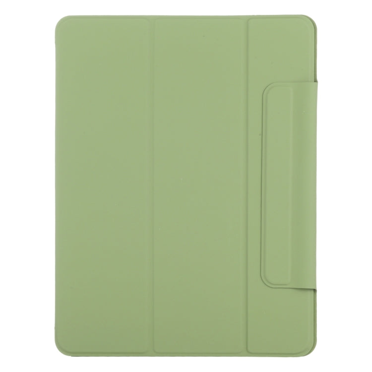 For iPad Air 11 2025 / 2024 Double-sided Clip Fixed Buckle Magnetic PU Leather Smart Tablet Case(Grass Green) - iPad Air 11 2025 / 2024 Cases by PMC TechLife | Online Shopping South Africa | PMC TechLife | Buy Now Pay Later Mobicred