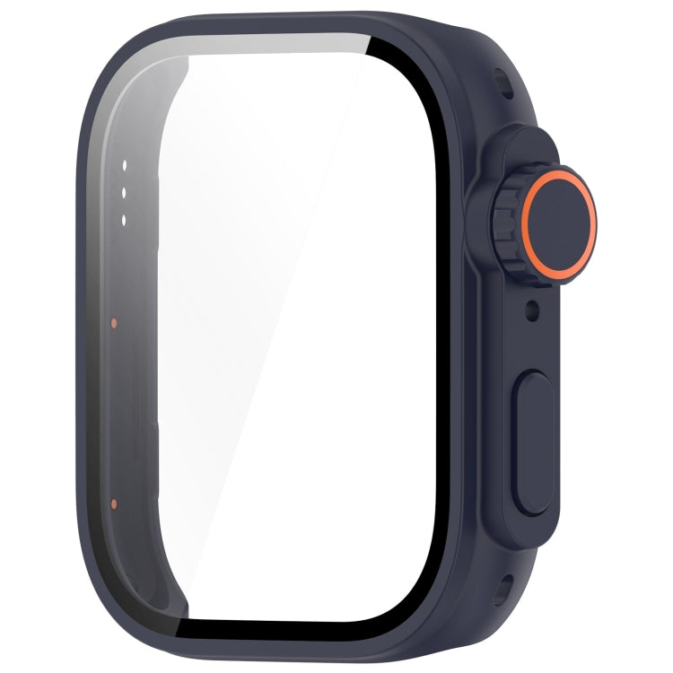 For Huawei Watch Fit3 PC + Tempered Glass Film Full Coverage Watch Protective Case(Midnight Blue) - Watch Cases by PMC TechLife | Online Shopping South Africa | PMC TechLife | Buy Now Pay Later Mobicred