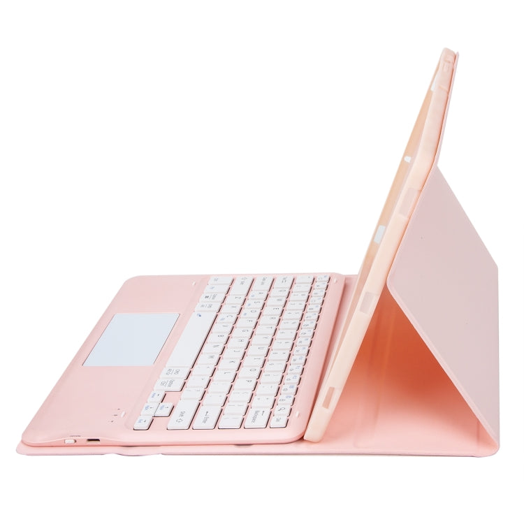For iPad Pro 13 2024 A14B-A Detachable Ultra-Thin Bluetooth Touch Keyboard Leather Tablet Case with Pen Slot(Pink) - For iPad Pro by PMC TechLife | Online Shopping South Africa | PMC TechLife | Buy Now Pay Later Mobicred