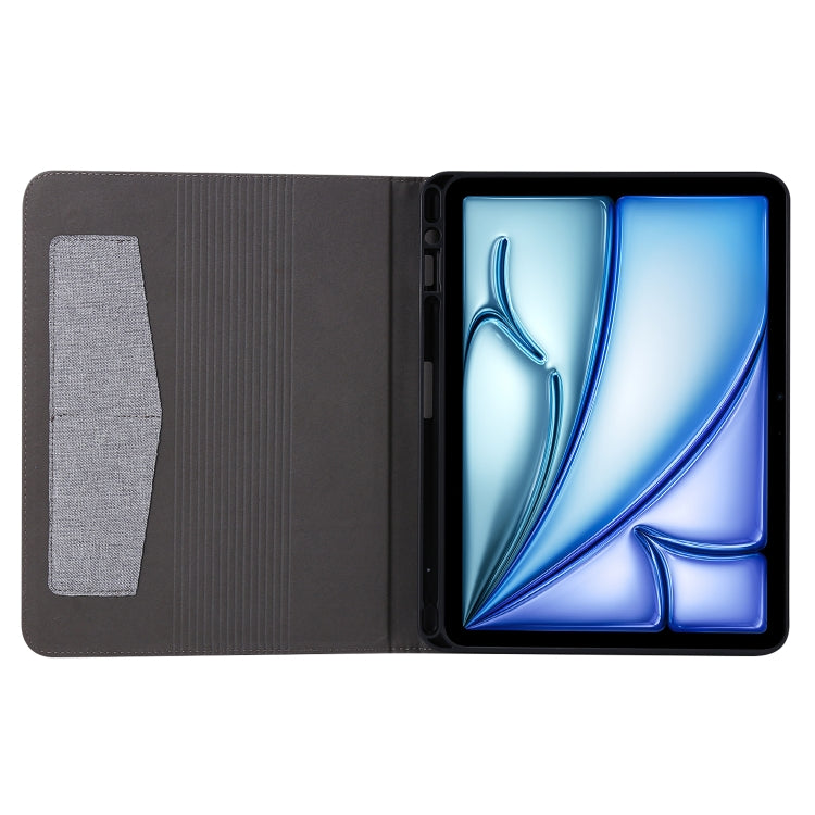 For iPad Air 11 2025 / 2024 Fabric Leather Tablet Case(Grey) - free shipping - PMC TechLife - Order now!