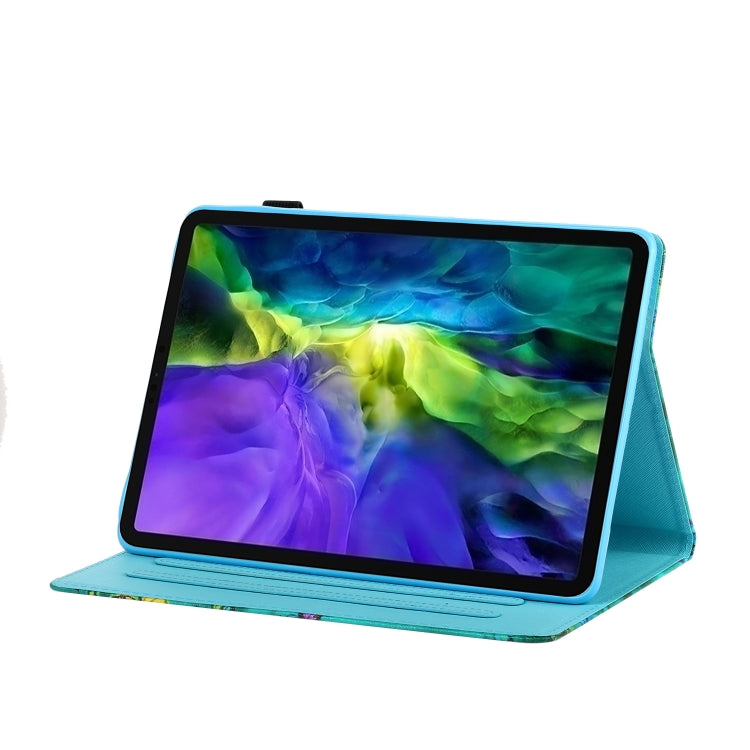 For iPad Pro 11 2024 Coloured Drawing Stitching Smart Leather Tablet Case(Little Tiger) - iPad Pro 11 2024 Cases by PMC TechLife | Online Shopping South Africa | PMC TechLife | Buy Now Pay Later Mobicred
