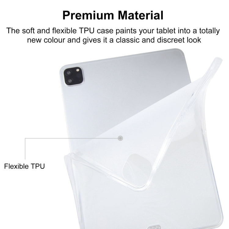 For iPad Pro 11 2024 TPU Tablet Case(Frosted Clear) - iPad Pro 11 2024 Cases by PMC TechLife | Online Shopping South Africa | PMC TechLife | Buy Now Pay Later Mobicred