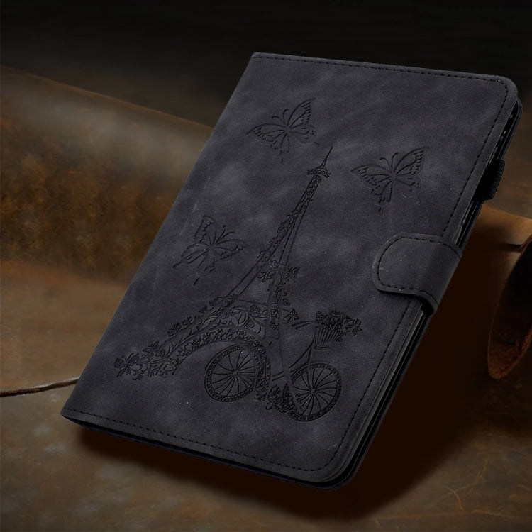 For iPad Pro 11 2024 Tower Embossed Leather Smart Tablet Case(Black) - iPad Pro 11 2024 Cases by PMC TechLife | Online Shopping South Africa | PMC TechLife | Buy Now Pay Later Mobicred