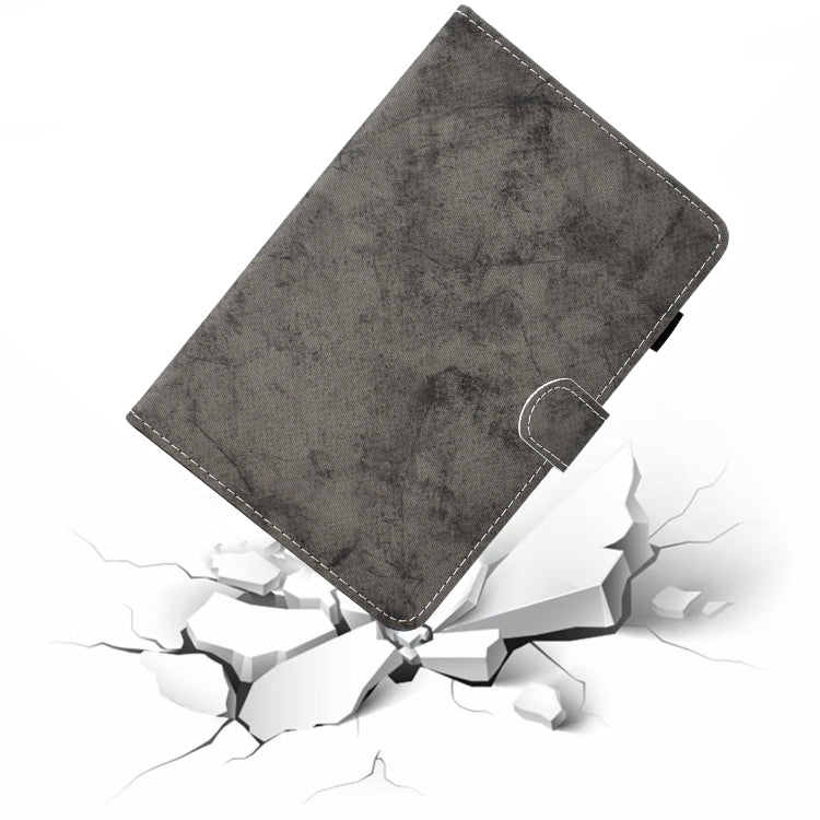 For iPad Pro 11 2024 Marble Style Cloth Texture Smart Leather Tablet Case(Grey) - iPad Pro 11 2024 Cases by PMC TechLife | Online Shopping South Africa | PMC TechLife | Buy Now Pay Later Mobicred
