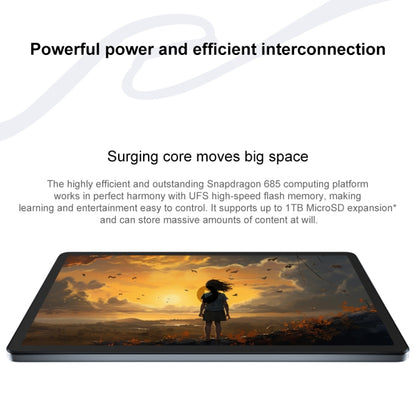 Lenovo Xiaoxin Pad 2024 Paperlike Screen Learning Version 11 inch WiFi Tablet, 8GB+128GB, Android 13, Qualcomm Snapdragon 685 Octa Core, Support Face Identification(Dark Grey) - Lenovo by Lenovo | Online Shopping South Africa | PMC Jewellery | Buy Now Pay Later Mobicred